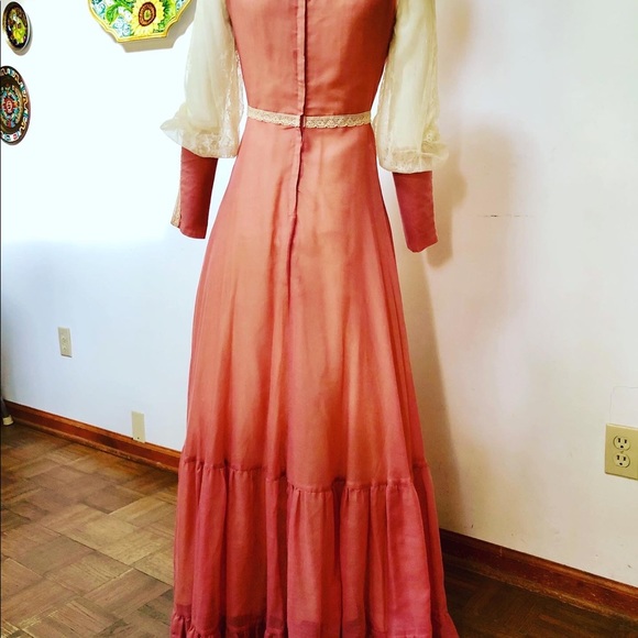 VINTAGE 70s GUNNE SAX BLACK LABEL ‘PRINCESS DREAM DRESS’ size 9 - Picture 9 of 9